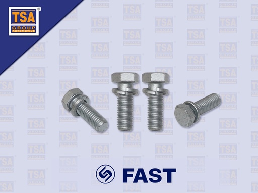 [6607-0046] น๊อตขายึดก้ามปูคลัช FAST 9JS200T 9JS119T-B 12JS200TA 1ชุด=4ตัว