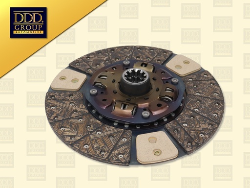 [1203-0003] แผ่นคลัช IS 15'' 10 ร่อง EURO3 ทองแดง รู 44.5MM 380*240*10*44.5 DDD