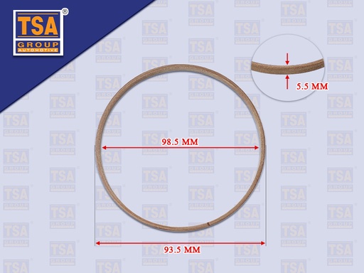 [9905-0184] ไฟเบอร์ลูกสูบโลไฮ IS HN ZF270 DECA270 320 360 GXZ360 MEGA330 6SD1 6UZ1 P11C 9S109/1110/1310/1315 98.5*93.5*5.5MM 