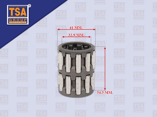 [9905-0187] ลูกปืนในรูเกียร์ถอย 2 ชั้น FS 527 41*7*32.9*54.5MM 