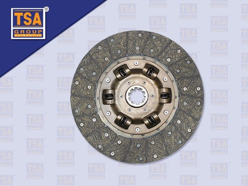 [0103-0090] แผ่นคลัช HN 14" 10 ร่อง (ไม่ทองแดง) (TSA) (350*220MM)