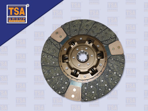 [0103-0093] แผ่นคลัช HN 17"10 ร่อง ปลายใหญ่(ทองแดง)50 มิล(TSA)