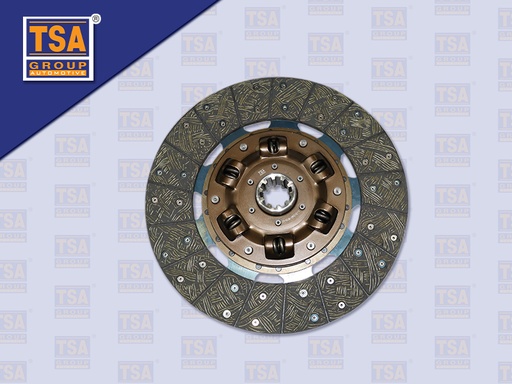 [0103-0105] แผ่นคลัช IS 15"10 ร่อง (ไม่ทองแดง) รู 45 มิล (TSA) (380*240MM)