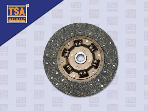 [0103-0111] แผ่นคลัช IS 4BE1 12"21 ร่อง ปลายใหญ่(ไม่ทองแดง)TSAรู 29.8 MM(300*190 MM)