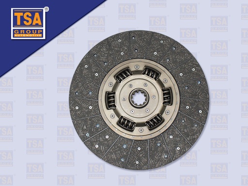 [0103-0128] แผ่นคลัช HN 17" 10ร่อง ปลายเล็ก (ไม่ทองแดง) 45 มิล (TSA) (430*250MM)