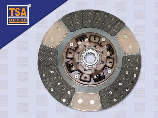 [0103-0174] แผ่นคลัช IS (FTR175)13'' 14 ร่อง EURO3 (ทองแดง)(TSA)(325*210*14T 35.2)