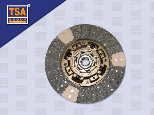 [0103-0220] แผ่นคลัช NS 16''10 ร่อง รู PD EURO3 (ทองแดง) (TSA) รู 41.3 มิล(คอสั้น 52 MM)(410*250 MM)