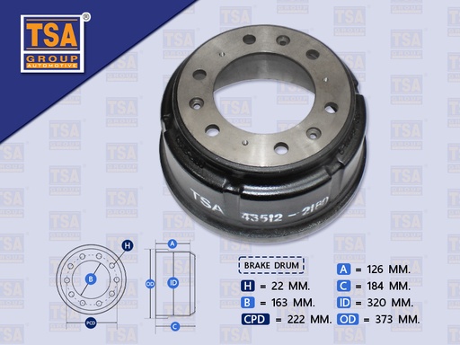 [0104-0004] จานเบรค HN ( KL 4.5" ) (TSA)