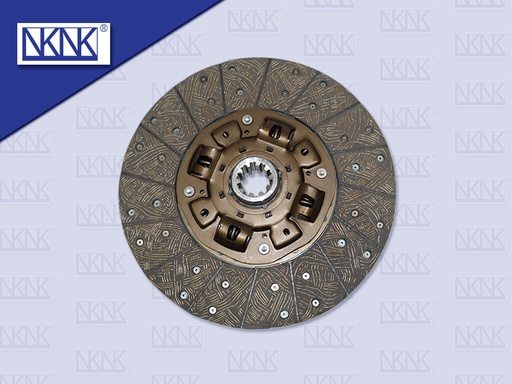 [0203-0118] แผ่นคลัช HN MECA500 15"10 ร่อง EURO3 (2008)(ไม่ทองแดง)รู 45มิล(NKN) (15" 380*220*10T 45)