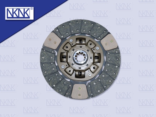 [0203-0127] แผ่นคลัช IS 15''10 ร่อง EURO3(ทองแดง)รู 45 มิล(NKN)(380*240MM)