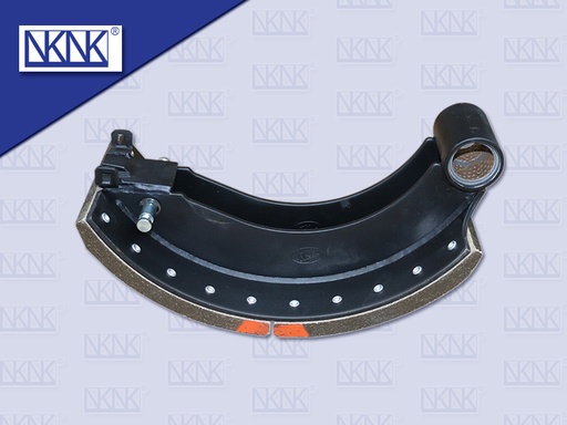 [0204-0009] ก้ามเบรคหน้า IS (DEGA 360 6'') (เหล็กเหนียว+ผ้า)20 รู