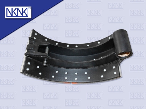 [0204-0247] ก้ามเบรคหลัง IS (DECA 300 7'')เหล็กเหนียว + ผ้า 34 รู