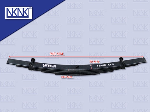 [0214-0106] แหนบช่วยทั้งตับ NPR115 ( 5 ชั้น ) (70*10/9-5L)