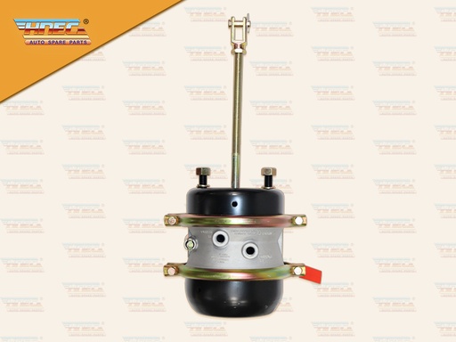 [0302-0085] หม้อลมเพลา 2 ชั้น IS 30/30 แกนยาว (สีดำ) (น๊อตยึด 2 รู)