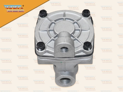 [0329-0068] วาว์ลจ่ายลมทางเดียว (ออกข้าง) รูลมเล็ก ขนาดรูลม 15 มิล 2 รู,18 มิล 1 รู (HNEC)(กรองฝุ่นแบบท่อยาง)