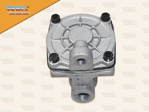 [0329-0069] วาว์ลจ่ายลมทางเดียว (ออกข้าง) รูลมใหญ่ ขนาดรูลม 22 มิล (HNEC) (กรองฝุ่นแบบท่อยาง)