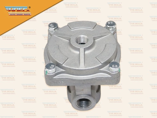 [0329-0076] วาว์ลจ่ายลมตัวหลัง IS (DECA360) เหลี่ยม/ ฝาเรียบรูลมใหญ่ ขนาดรูลม 18 MM (3 รู) (HNEC)