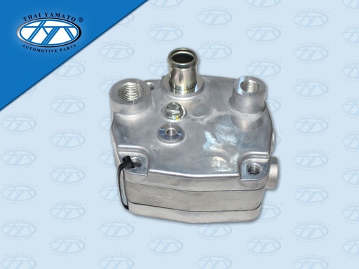 [1105-0016] ฝาปั้มลม HN (E13C-T/ AO9C) ครบชุด 3 ชั้น ฝาบนบาง รูกว้าง 85 MM. (YAMATO)