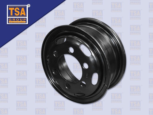 [0101-0014] กะทะล้อ 16 6 น๊อต KM 4T NPR120 หน้าเตี้ย