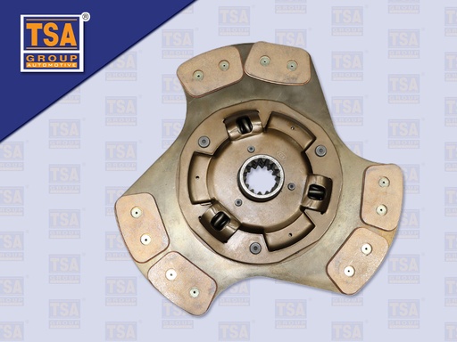[0103-0085] แผ่นคลัช FS 15" 14 ร่อง 627 แฉก คอ 60 MM (TSA)