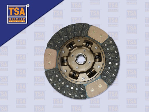 [0103-0100] แผ่นคลัช IS 13" 10 ร่อง ทองแดง รู 38 MM 330*203 MM (TSA)