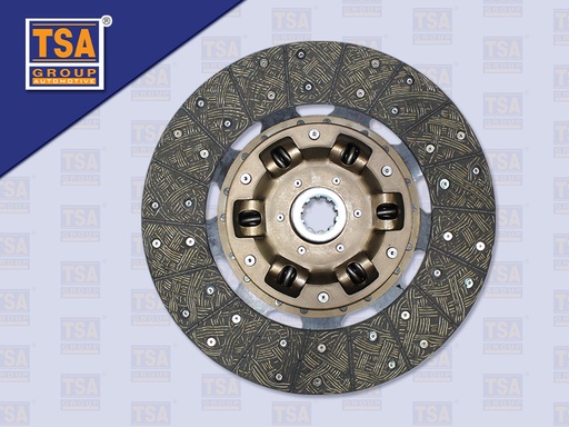 [0103-0106] แผ่นคลัช IS 15" 10 ร่อง ไม่ทองแดง รู 38 MM (TSA)