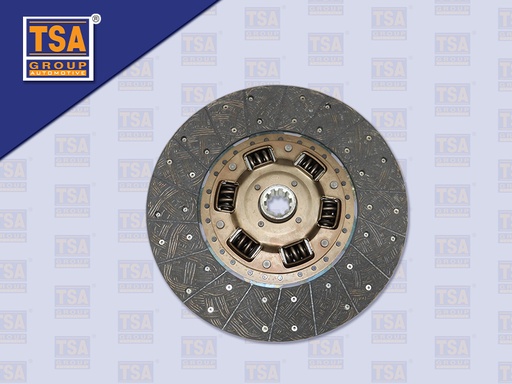 [0103-0116] แผ่นคลัช NS 16" 10 ร่อง รูPD ไม่ทองแดง (TSA)