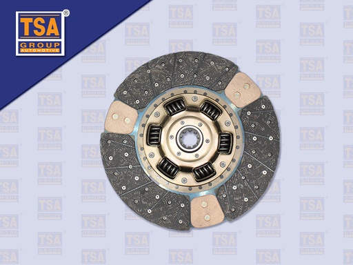 [0103-0117] แผ่นคลัช NS 16" 10 ร่อง รูPE ทองแดง (TSA)