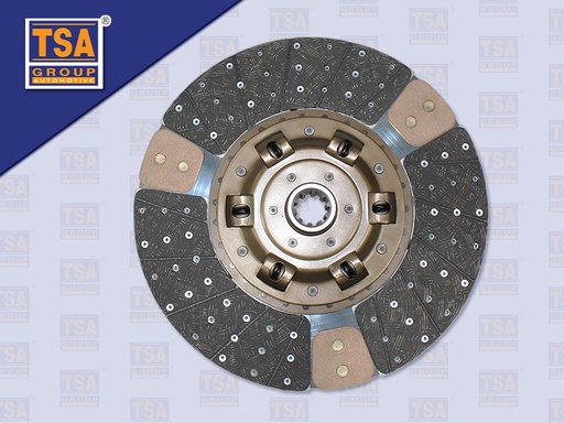[0103-0119] แผ่นคลัช NS 17" 10 ร่อง รูPD ทองแดง (TSA)