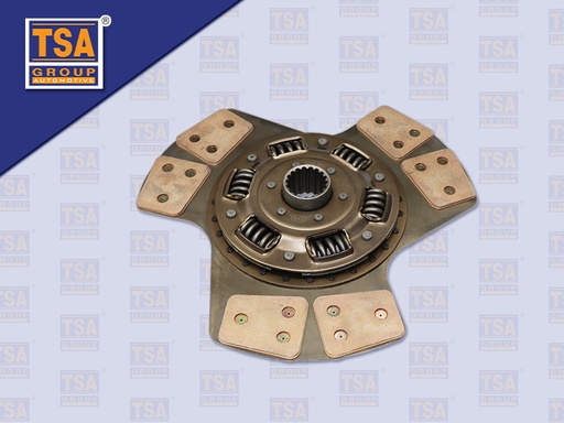 [0103-0123] แผ่นคลัช NS 17" 18 ร่อง ทองแดง 3 แฉก (TSA)