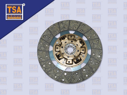 [0103-0168] แผ่นคลัช HN 13'' 10 ร่อง EURO3ไม่ทองแดง รู 38 MM 325*210MM (TSA)