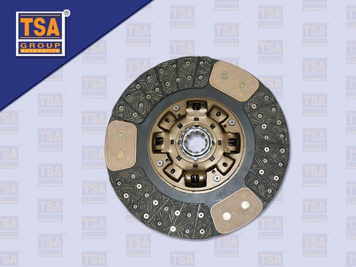 [0103-0175] แผ่นคลัช HN 13'' 10 ร่อง EURO3 ทองแดง รู 38 MM 325*210MM (TSA)