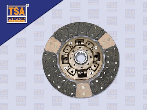 [0103-0190] แผ่นคลัช FS 15'' 14 ร่อง EURO3 ทองแดง รู 48 MM คอ 52 MM (TSA)