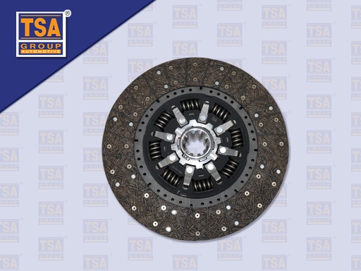 [0103-0234] แผ่นคลัช 2 ชั้น VL FH12-16 15'' 10 ร่องไม่ทองแดง รู 50 MM 380*250 MM (1 ชุด=2 แผ่น) (TSA)