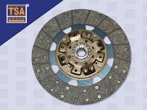 [0103-0243] แผ่นคลัช HN NO4C 13'' 14 ร่อง EURO3 ไม่ทองแดง รู 32.4 MM 325*210 (TSA)