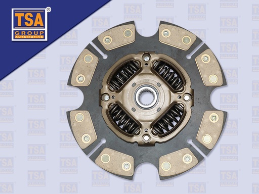 [0103-0273] แผ่นคลัช NS NP300 11" 24 ร่อง EURO3 ทองแดง 8 แฉก รู 25 MM (TSA)