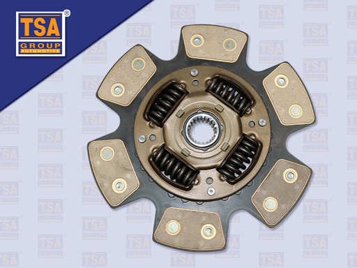 [0103-0277] แผ่นคลัช TY VIGO 2700 10" 21 ร่อง EURO3 ทองแดง 6 แฉก รู 29 MM (TSA)