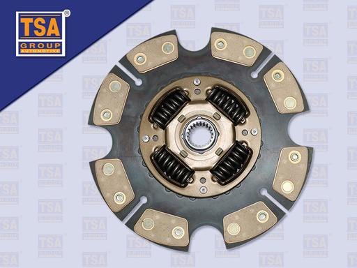 [0103-0279] แผ่นคลัช TY VIGO 3000 11" 21 ร่อง EURO3 ทองแดง 8 แฉก รู 29 MM (TSA)