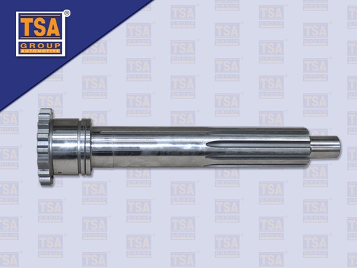 [0105-0104] ปลายเกียร์อิตั้น 45 MM เกลียวน้ำมันมี ร่อง 18 ร่อง 80/12 MM เม็ดใหญ่ ปลาย25/320 MM+บู๊ช