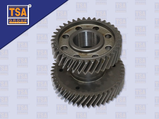 [0105-0286] เฟืองเกียร์ราวล่าง 2 ชั้น IS FTR175 46/37 ฟัน 40 ร่อง (TSA)