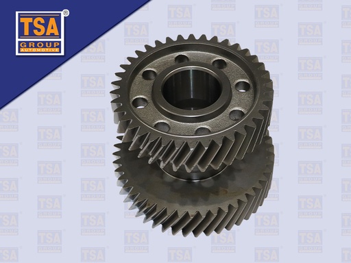 [0105-0413] เฟืองเกียร์ราวล่าง 2 ชั้น IS FTR175 46/38 ฟัน 40 ร่อง (TSA)