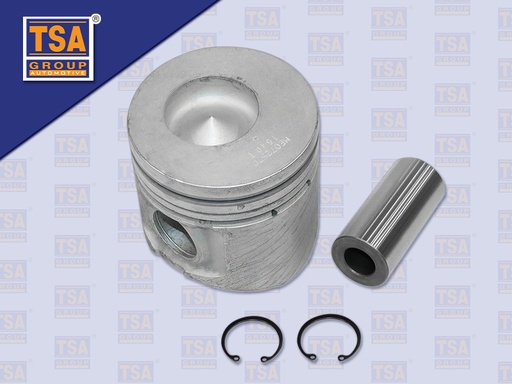 [0107-0120] ลูกสูบ MS 6D16 ฝาดำ ลักยิ้ม (TSA)