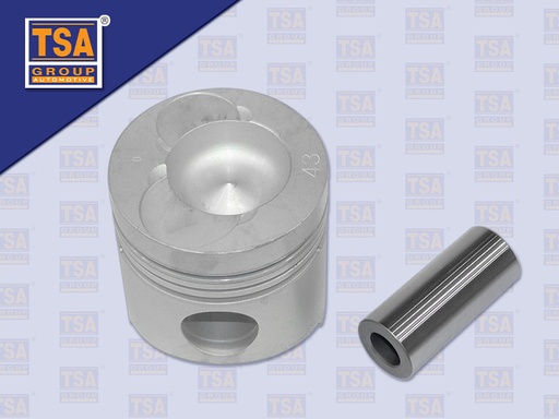 [0107-0183] ลูกสูบ HN WO4CT 13211-1982 ไม่มี รูน้ำมัน หลบวาล์ว จุดระเบิดกลม 57 MM (TSA)