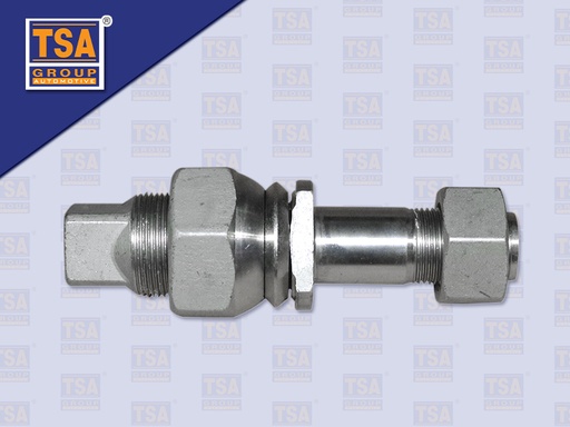 [0115-0021] น๊อตล้อหลัง IS JUMBO S210 S260 แกนยาว ขวา (TSA)