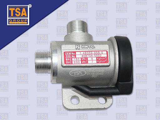 [0118-0040] ตัวตัดลม IS DECA ป้ายแดง เกลียวนอก (TSA)