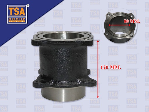 [0130-0097] เสื้อสูบปั๊มลม HN JO8CT 80MM สูง120MM TSA 29165-1220