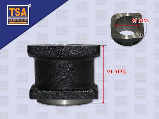 [0130-0099] เสื้อสูบปั๊มลม IS 6HK1 BUS 85MM สูง91MM TSA 1-19151218-0-H