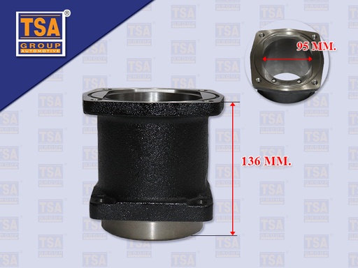 [0130-0101] เสื้อสูบปั๊มลม IS 6WF1-T 95MM สูง136MM TSA 1-19163-065-0