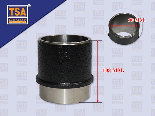 [0130-0106] เสื้อสูบปั๊มลม MS 8DC11 FV415 FV419 90MM สูง108MM TSA ME713101