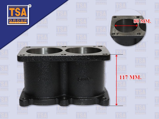 [0130-0109] เสื้อสูบปั๊มลม MS 6D22T MP518 80MM สูง109MM TSA 30975-16500